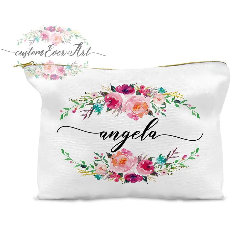 Изготовленная на заказ косметичка для макияжа сумка женщин Персонализированная