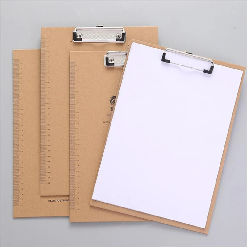 

1PCS A4 folder cartoon large writing board suitable for young people to use office writing pad campus learning equipment