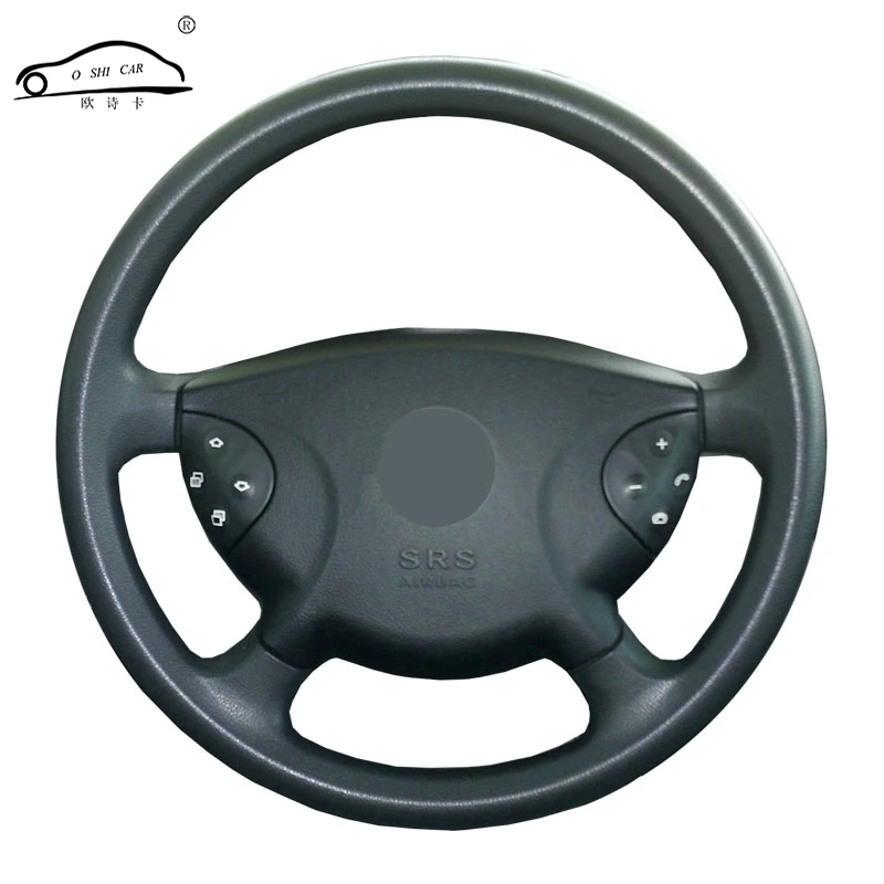 

Steering wheel braid for Mercedes Benz W210 E240 E63 E320 E280 2002-2005/Car steering wheel covers Protect car interior