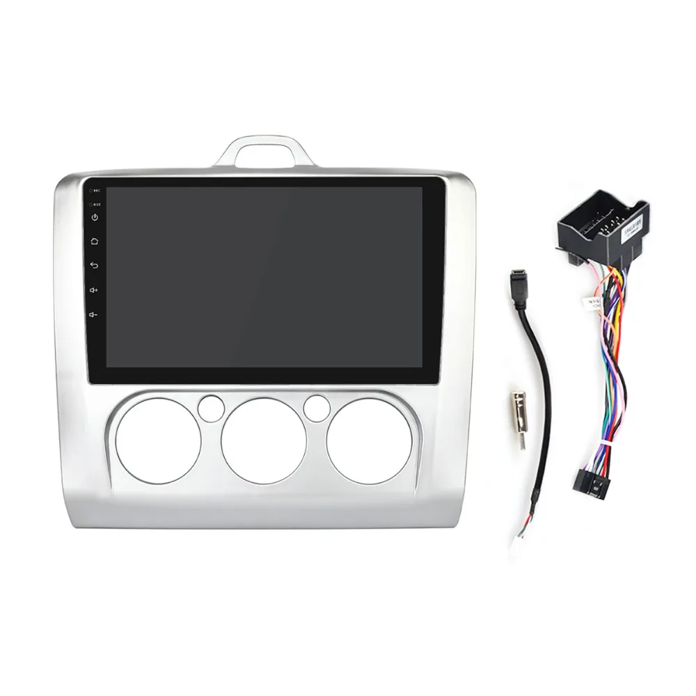 Автомагнитола One Din 9 дюймов 1024*600 с зеркальной связью Android для Ford Focus 2004 2005 2006 2007 2008