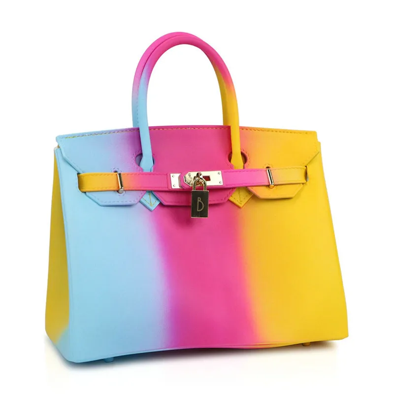 HOT! Fashion Jelly handbags for Womans Girls PVC shoulder bags Lady's Large size capacity totes Beach BAGS SMT112 | Багаж и сумки
