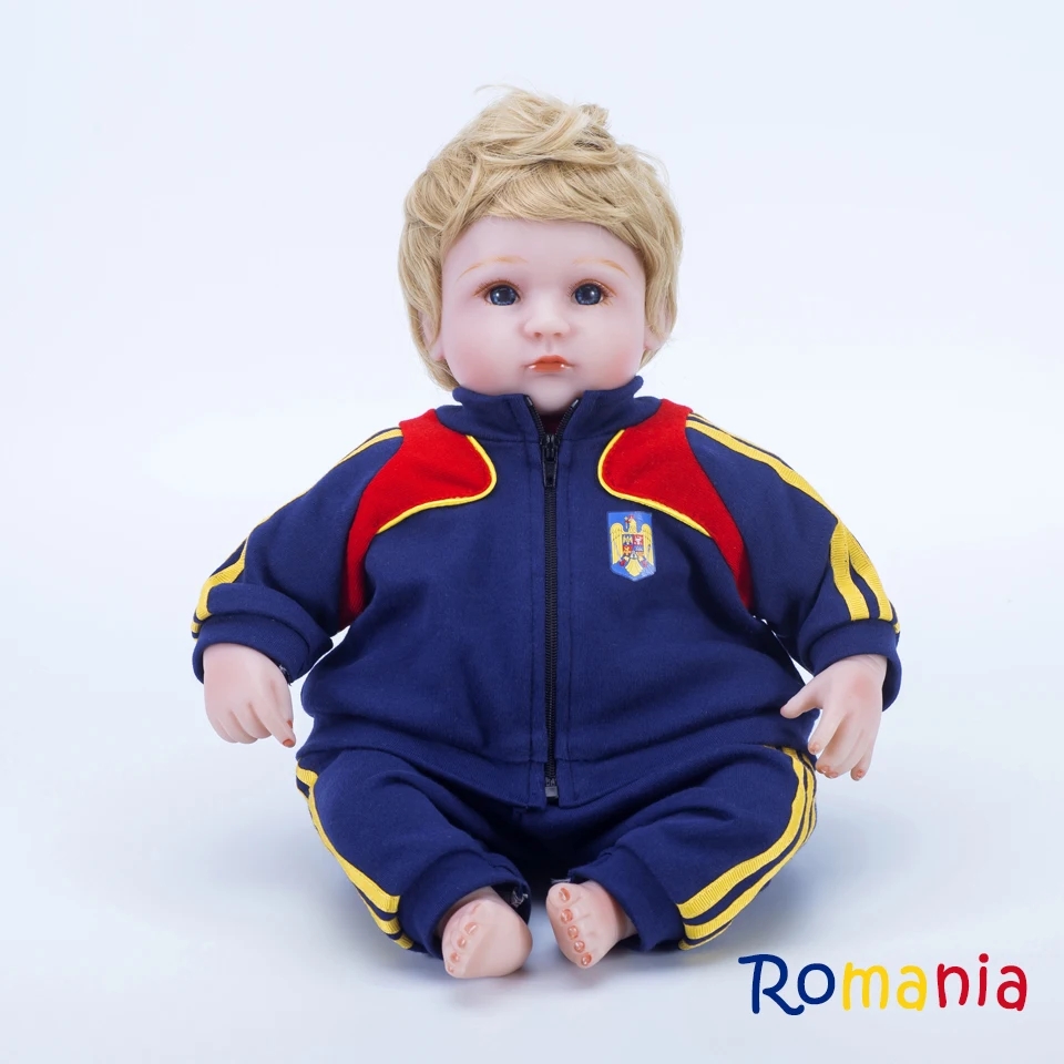 EUFA евро 2020 EFC 18 дюймов футбольная кукла bebe reborn младенцы малыш ребенок кремния boneca