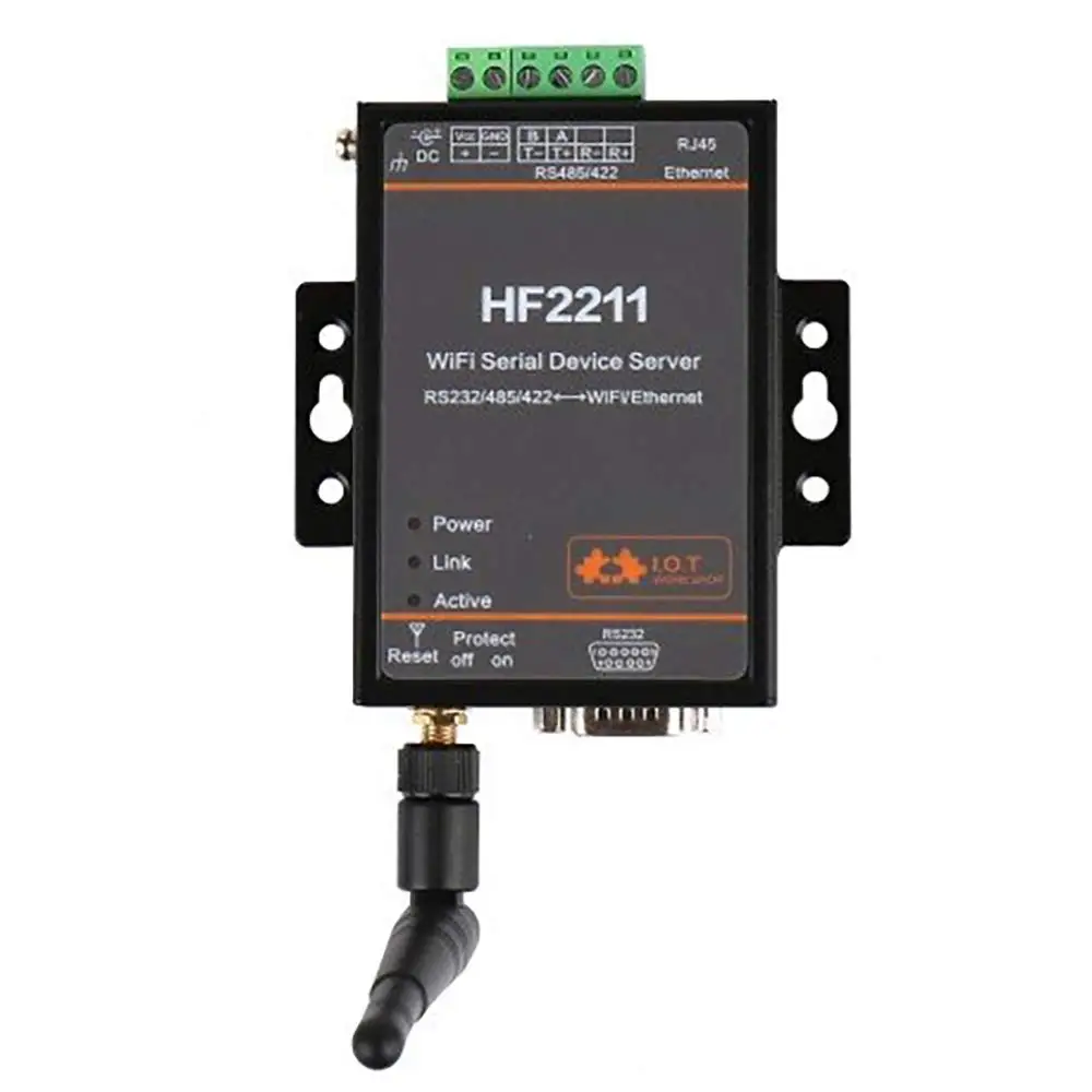 Wi Fi сервер последовательных устройств RS232/RS485/RS422 последовательный порт к Ethernet
