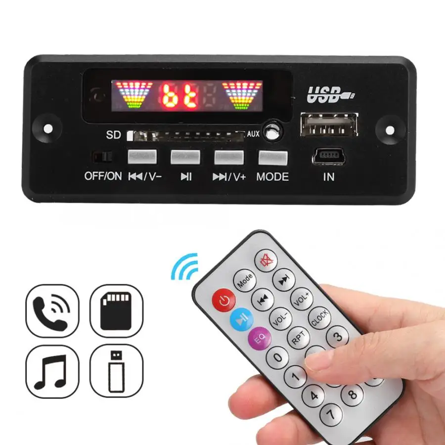02CABT-DX AUX цветной дисплей без потерь FLAC MP3 Bluetooth 5 0 декодер звонков плата поддержка