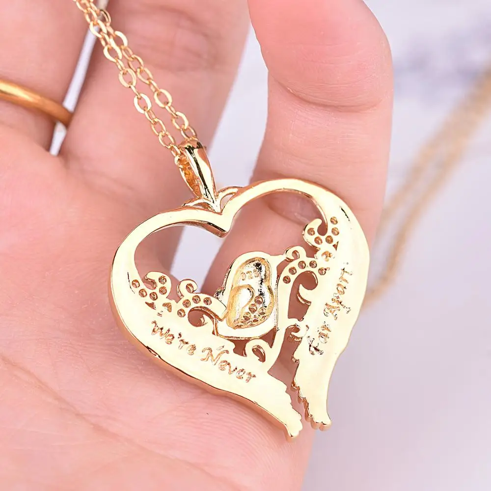 Ожерелье женское с подвеской в виде птицы ювелирное изделие из желтого золота