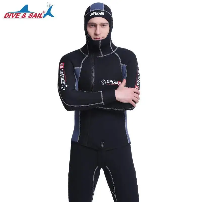 Двухкамфорная профессиональный 5 мм SCR неопрен 2 предмета в комплекте Для мужчин