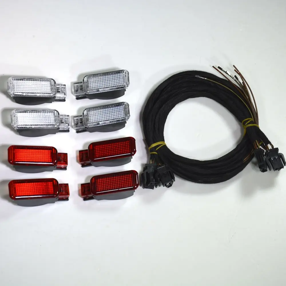Кабель для дверной сигнальной лампы 8x OEM A3 A4 A5 A6 A7 A8 Q3 Q5 TT 8KD947411 8KD 947 411 8KD947415 415 |