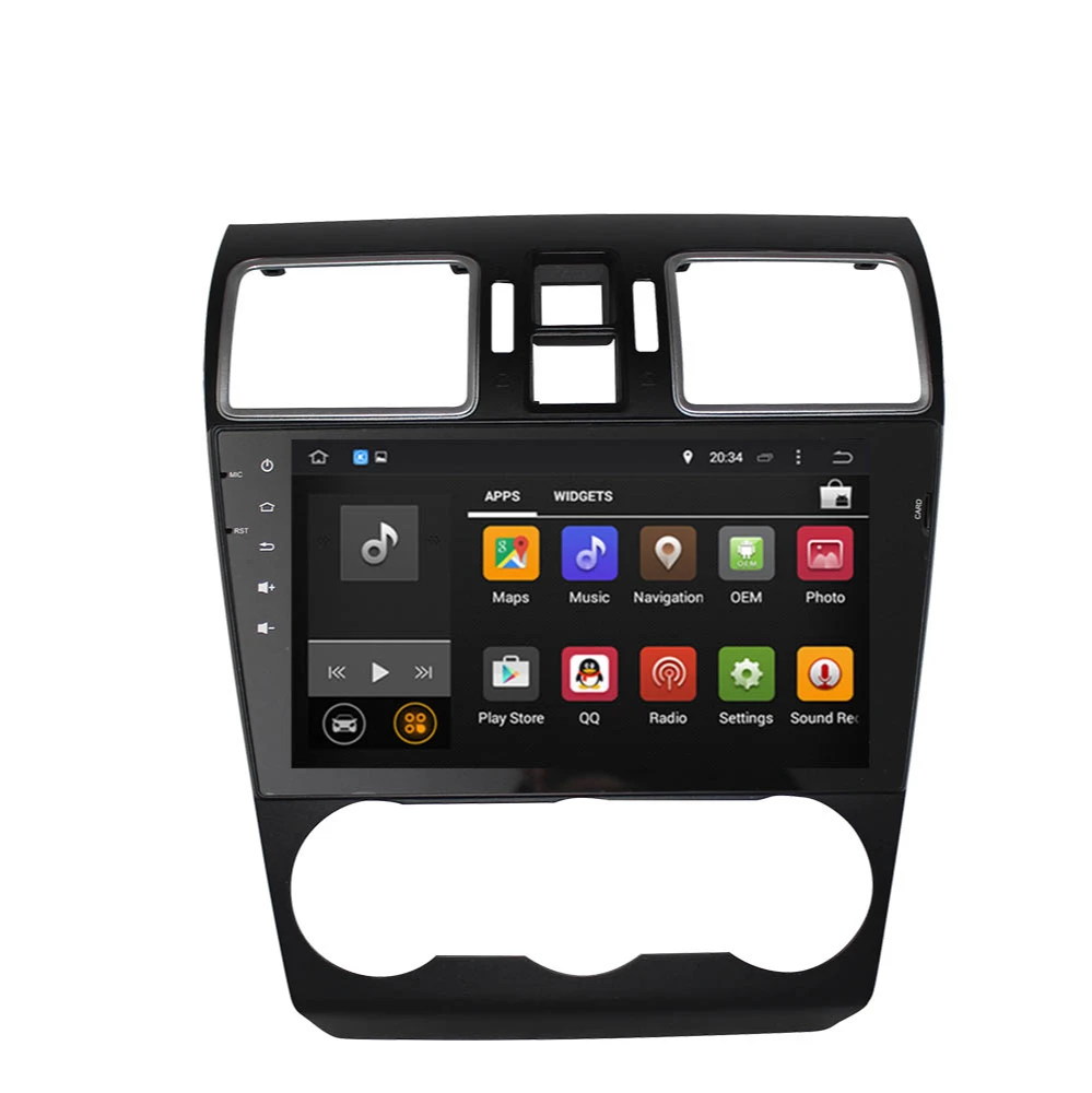 9&quot Octa Core GPS Navigation Head Unit Android 10.0 Car Radio For Subaru Forester 2015-2022 Multimedia Player Support Steering |