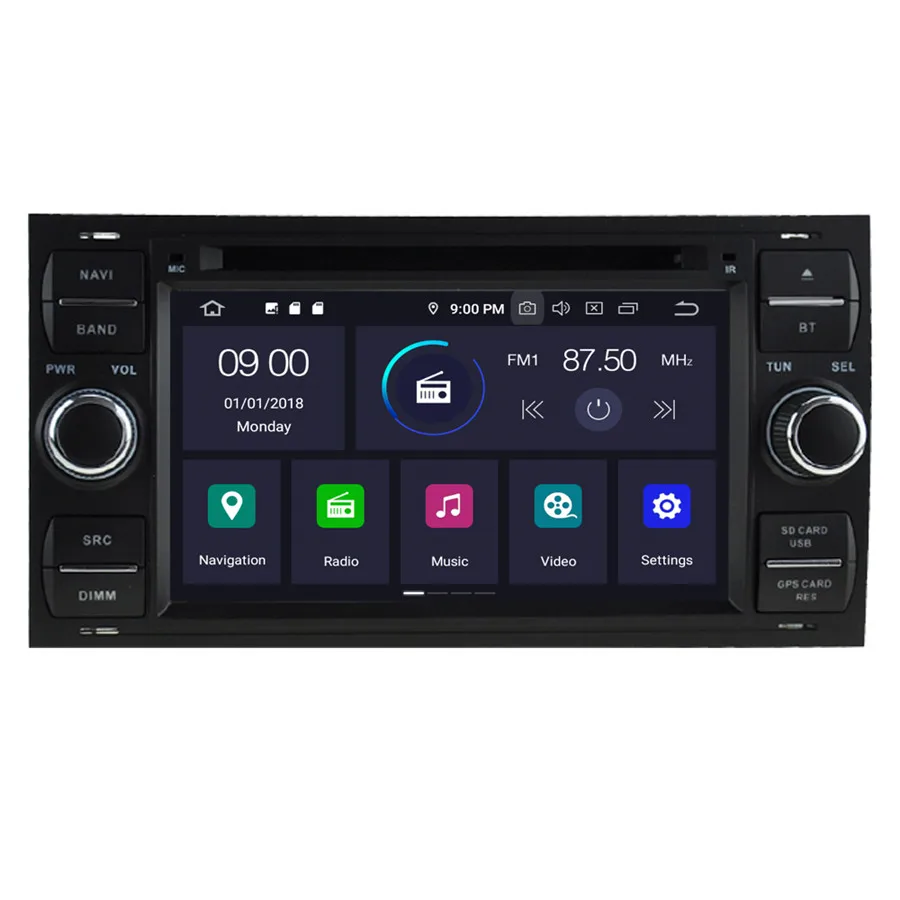 Автомобильный мультимедийный плеер RoverOne для Ford S MAX Kuga Connect Focus 2 Mondeo Transit Fiesta Galaxy