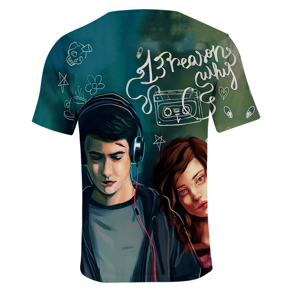 Футболка Мужская/женская с 3D принтом модный брендовый топ коротким рукавом 13