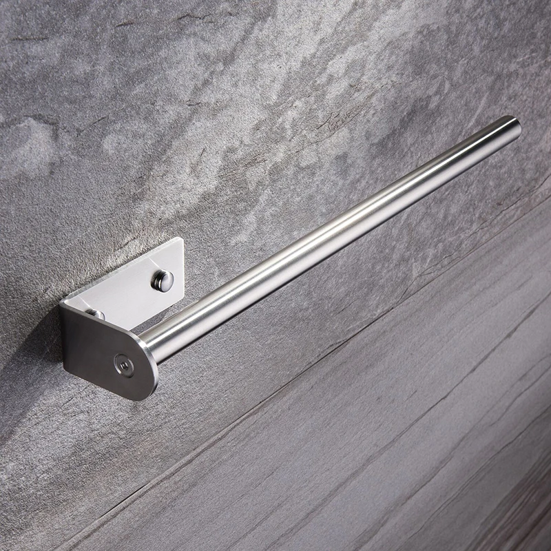 Держатель для полотенец ZUNTO 40 см настенная вешалка из нержавеющей стали с начесом