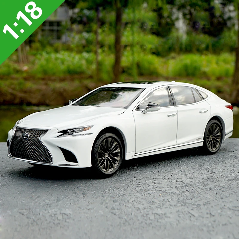 

1:18 Модель автомобиля из сплава Lexus LS500h LS500, статическая металлическая модель автомобиля, оригинальная коробка для подарков, коллекция