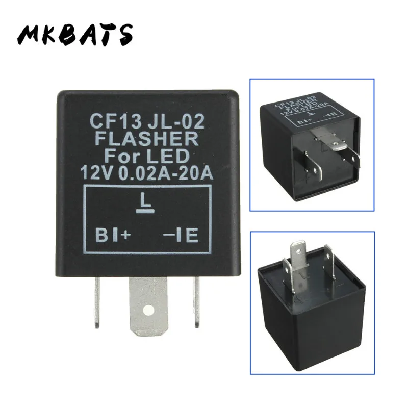 3 Pin CF14 JL-02 электронный автомобильный проблесковый сигнал реле исправить