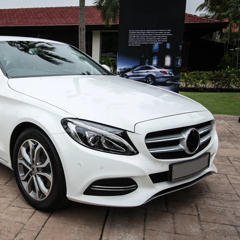 Передняя решетка бампера противотумансветильник и хромированная отделка для