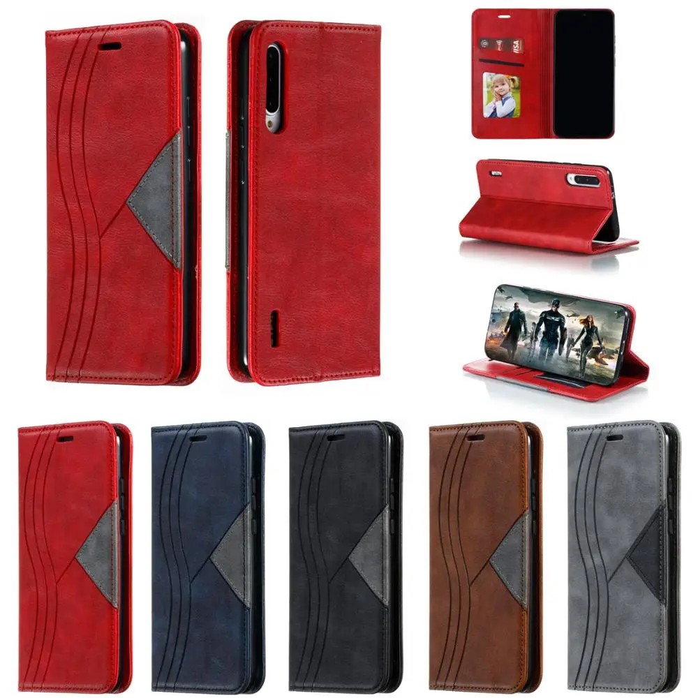 Чехол для Redmi Note 9 8 7A 7 CC9E 6 6A кожаный чехол книжка с откидной крышкой бумажник