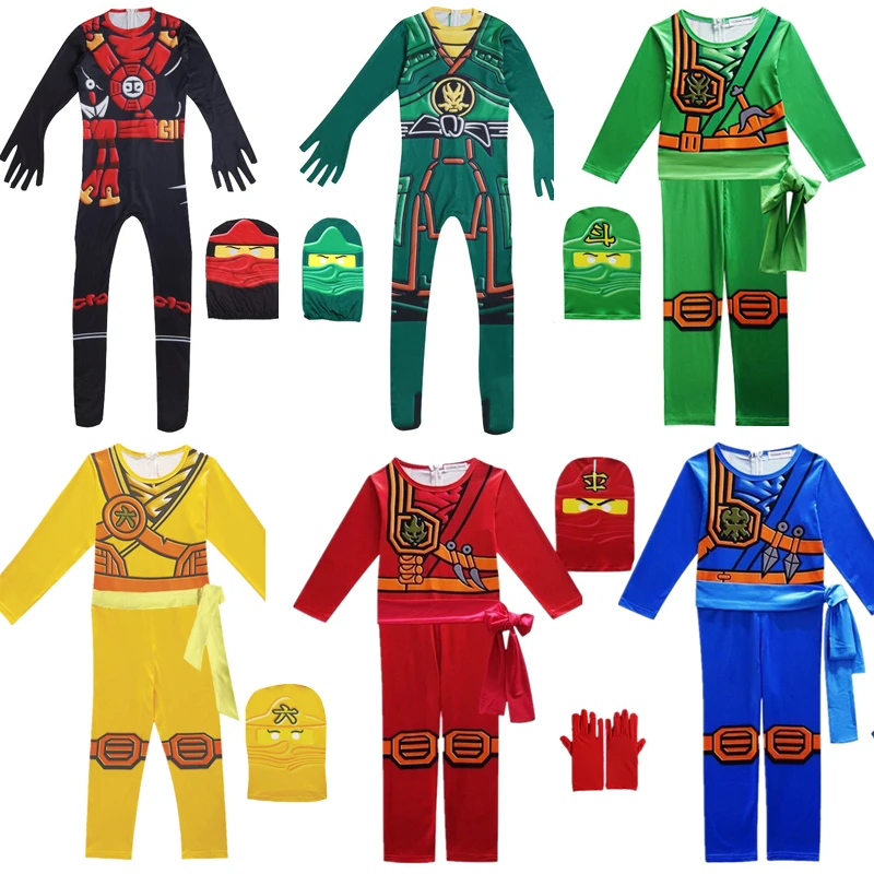 2020 костюм Кай Смит Джей Уокер Коул Зейн Ллойд сенсей Ву Косплей костюмы Ninjago