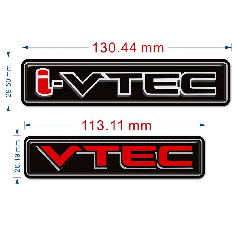 VTEC I-VTEC логотип металлический автомобильный Стайлинг эмблема хвостовая часть