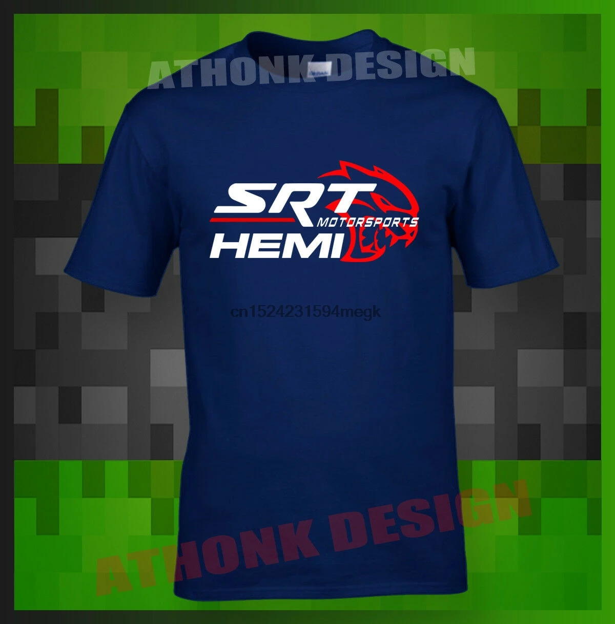 Футболка SRT MOTORSPORT HELLCAT HEMI | Мужская одежда