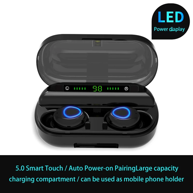 Bluetooth наушники с поддержкой 3D стерео двойным микрофоном и защитой класса