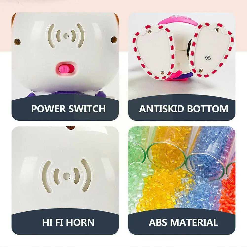 

English Packaging Electric Toy Dog Music Light Can Children's Vibrato Robot And Dance Dog Walk V7A0