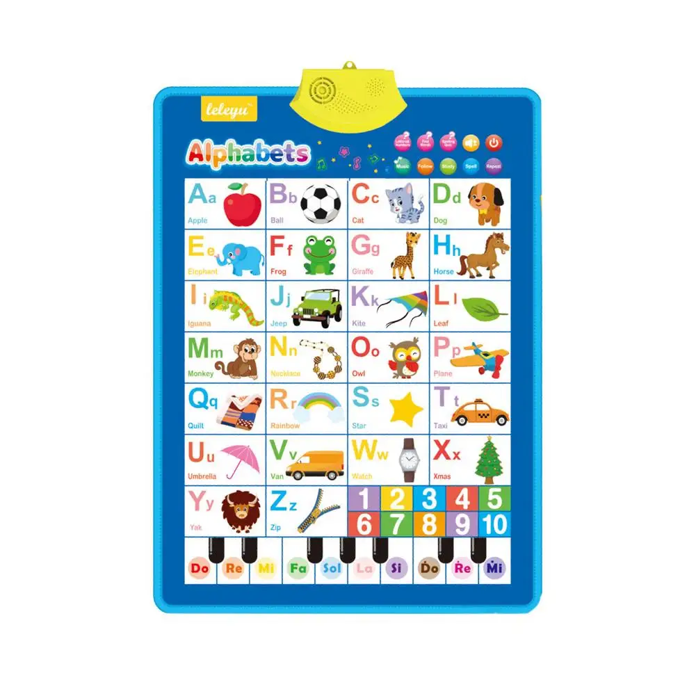 

Preschool Educational Interactive Learning Poster Alphabet Wall Chart For Toddlers And Kids