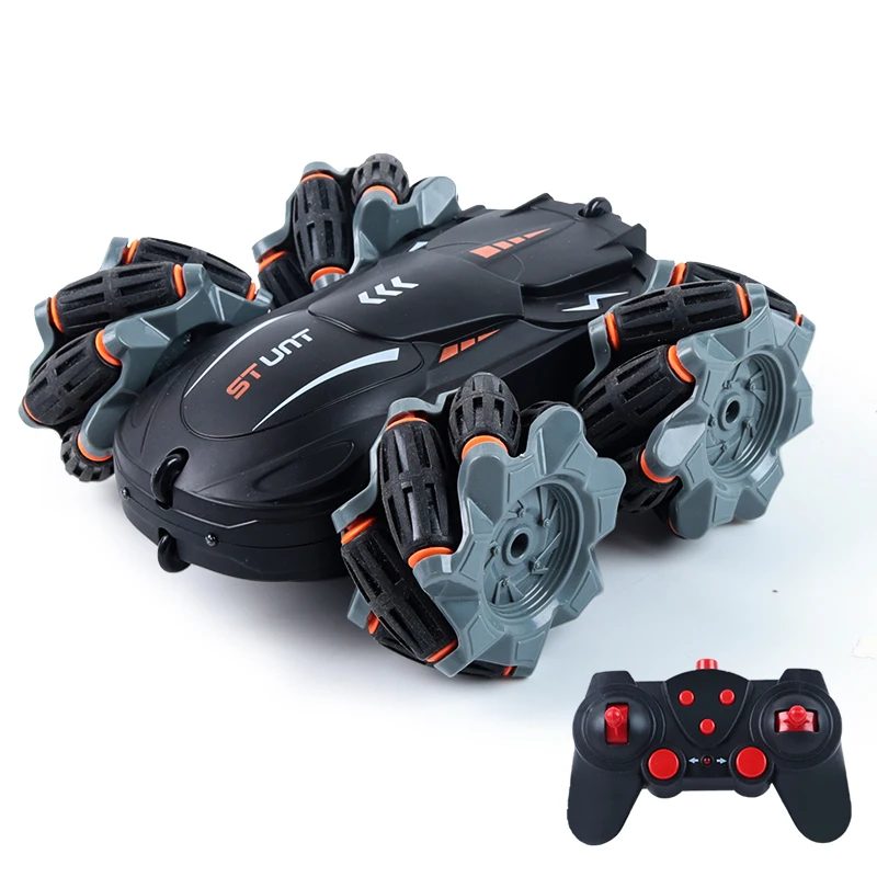 

RC Stunt Car Drift Double-sided Bounce 2.4G 4WD Remote Control Car Rock Crawler Roll Car 360 Degree Flip Kids Robot RC Car Toys
