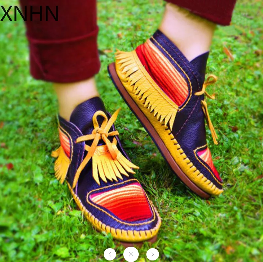 Wram/зимние ботинки Женские зимние средней длины из искусственной кожи с бахромой