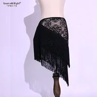 flamenco ats belly dance hollow out three dimensional jacquard perspective true shawl crotch twiel