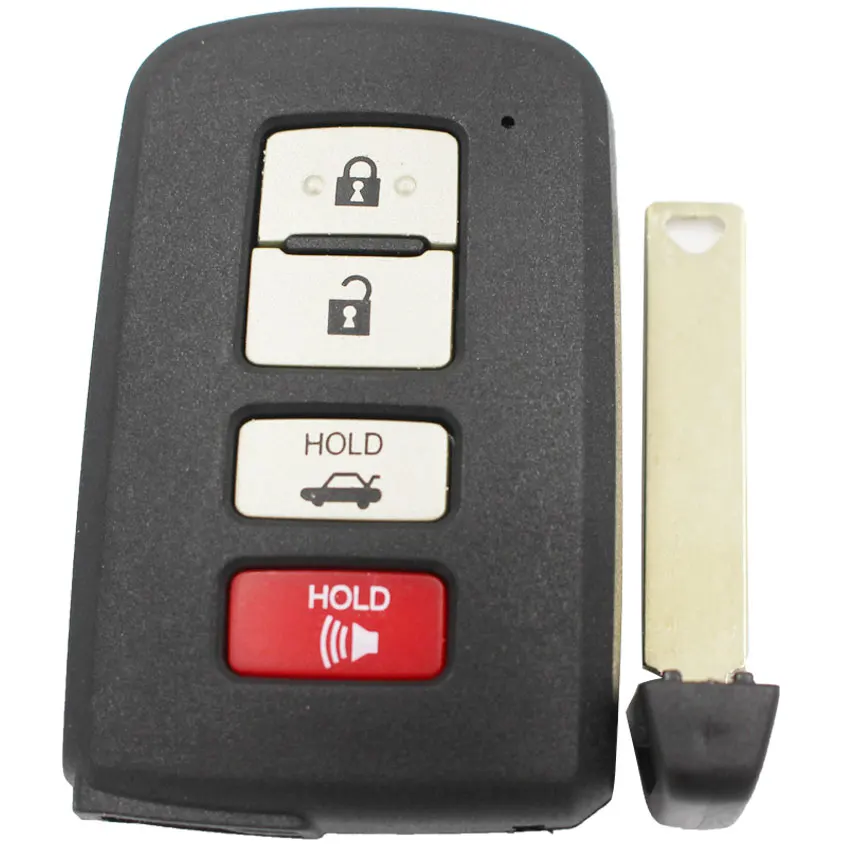3 + 1 кнопка для замены дистанционного ключа чехол брелок 4 кнопки Toyota Avalon Camry RAV4