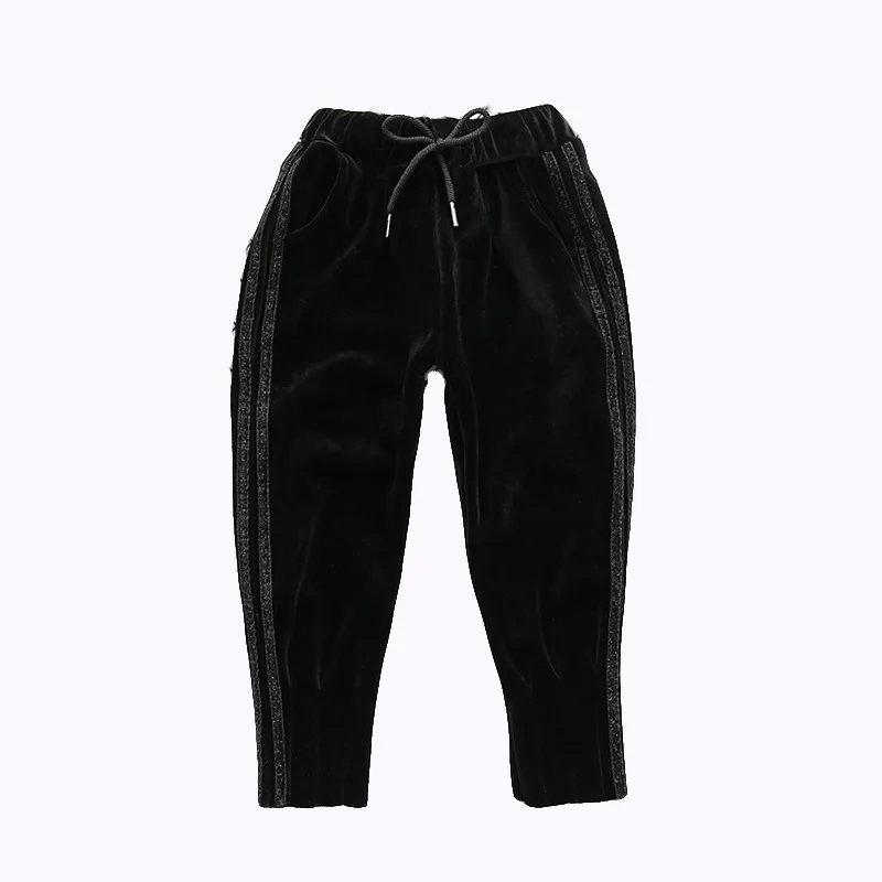 

New Children Pants For Girls Warm Thick Velvet Pants Autumn Winter Fashion Girls Harem Pants Kids Casual Trousers for 4-12 Years