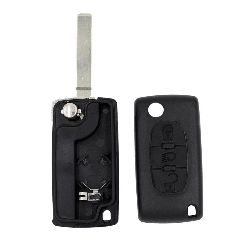 Чехол для выкидного ключа Citroen C2/C3/C4/C5/C6/C8/Grand Picasso 3 кнопки
