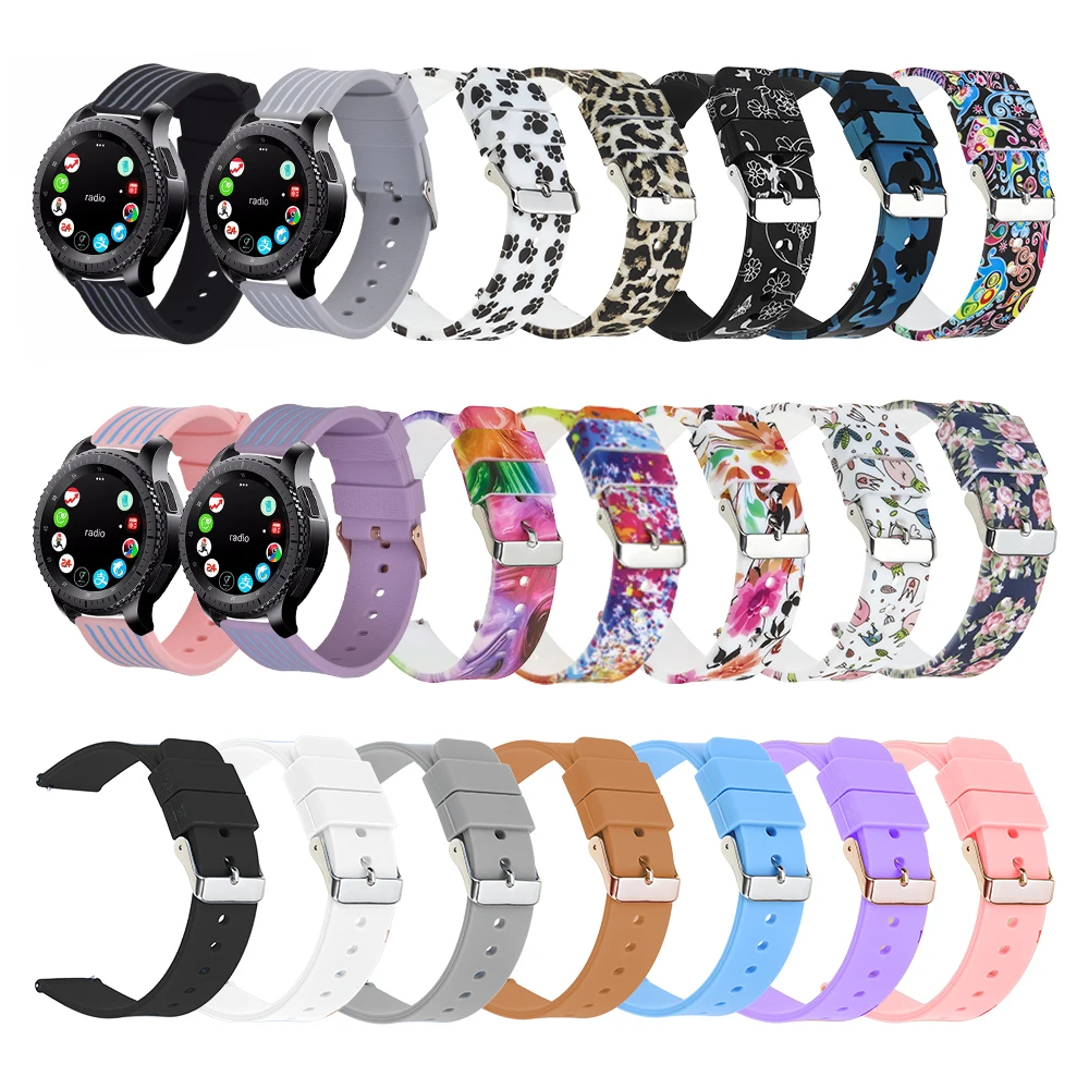 Ремешок для часов Huawei Amazfit GT GTR GTS 2 3 Mini Pro Stratos Bip S U Ticwatch E браслет наручных 18 мм 20 22 |
