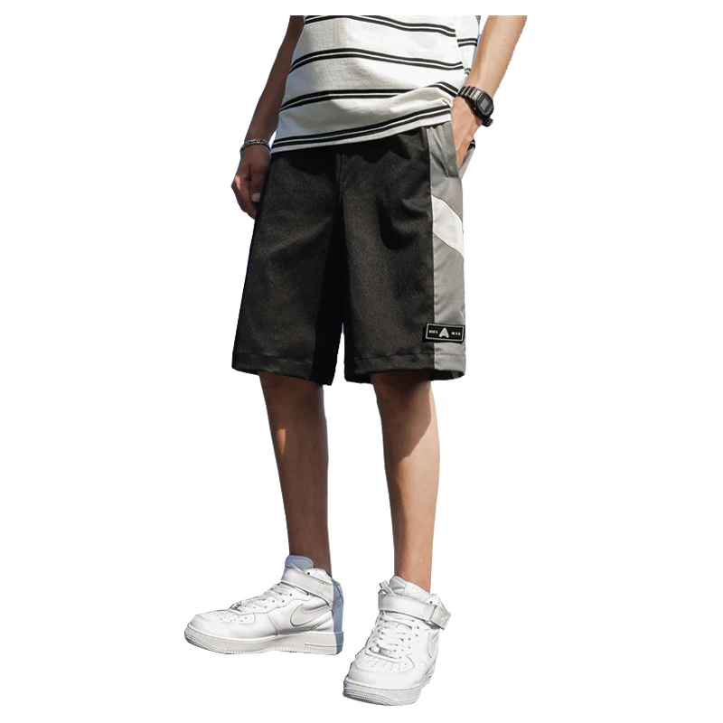 

M-5xl Summer Men's Shorts Retro Ins Tide Brand Loose Five-point Overalls Casual Sports Pants Large Size Board Shorts