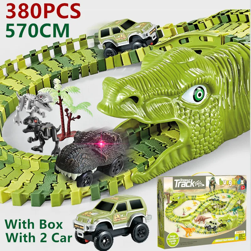 

Hot Toys Cars Toy Dinosaurs Tracks Toys Set Train railway racing Track Vehicle Children Toys for kids 2 to 4 years old Christmas