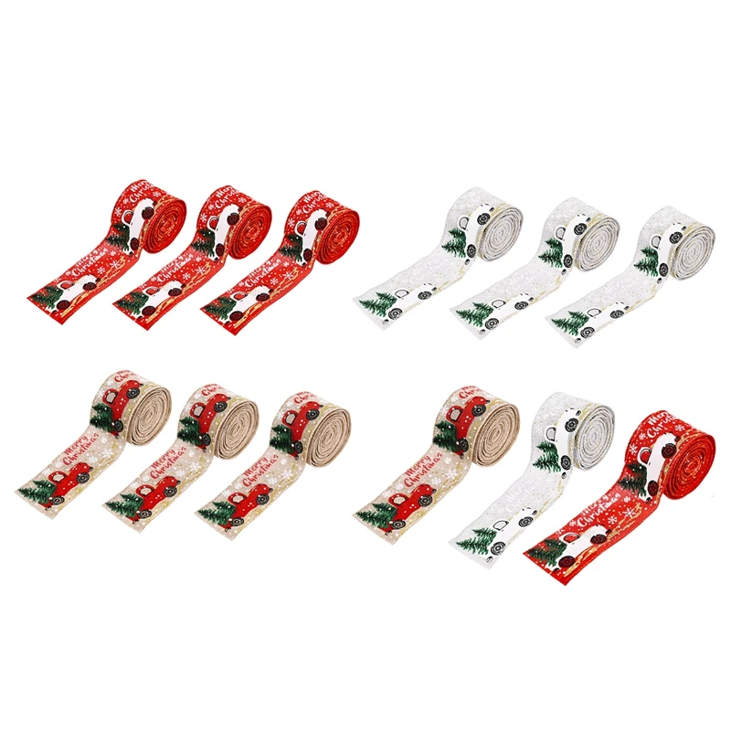 

3PCS Christmas Celebration Supplies, Car Christmas Tree Ribbon, Decorative Ribbon, Ribbon, Creative Ribbon