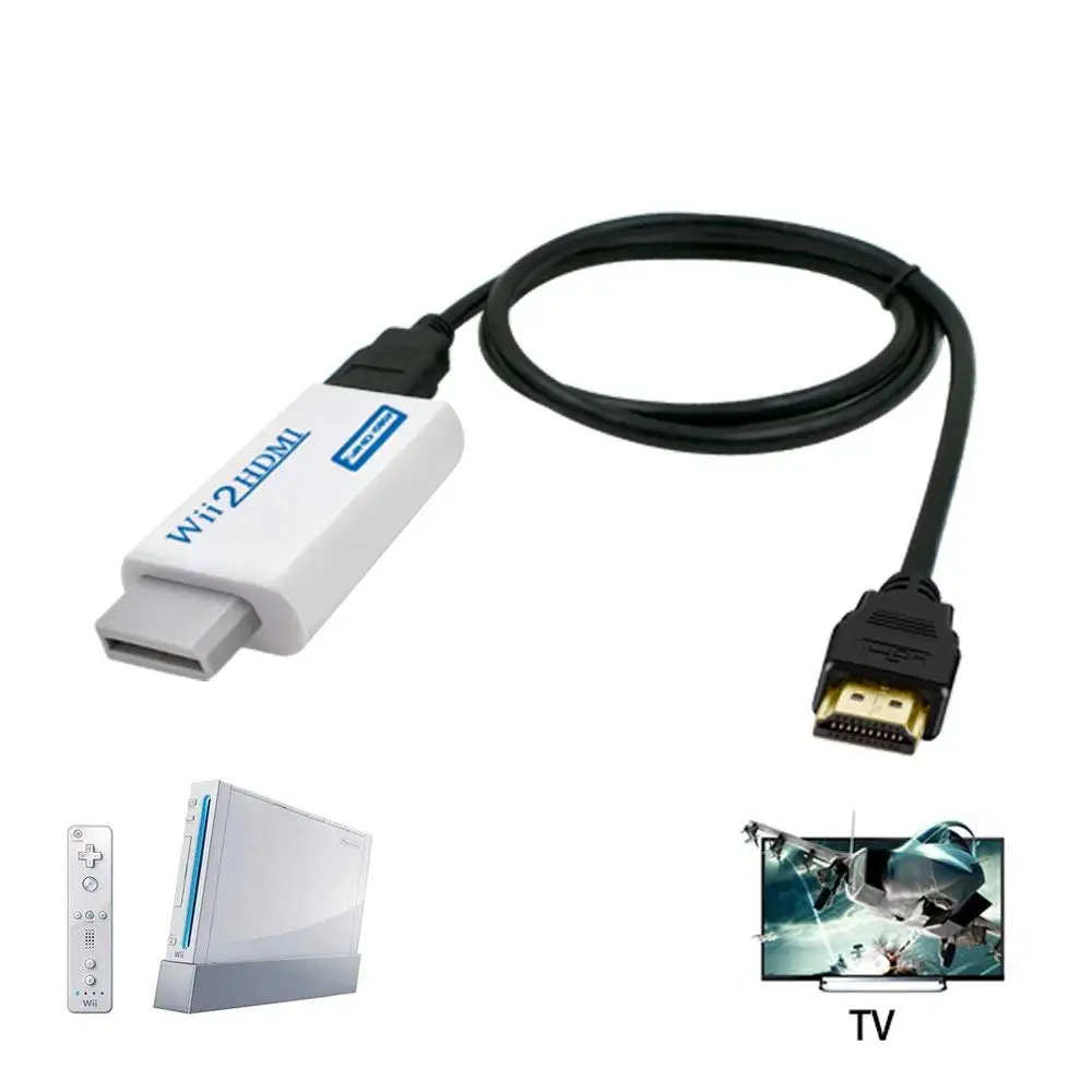 Переходник для Wii на HDMI с 5 футовым высокоскоростным кабелем Wii2HDMI переходник