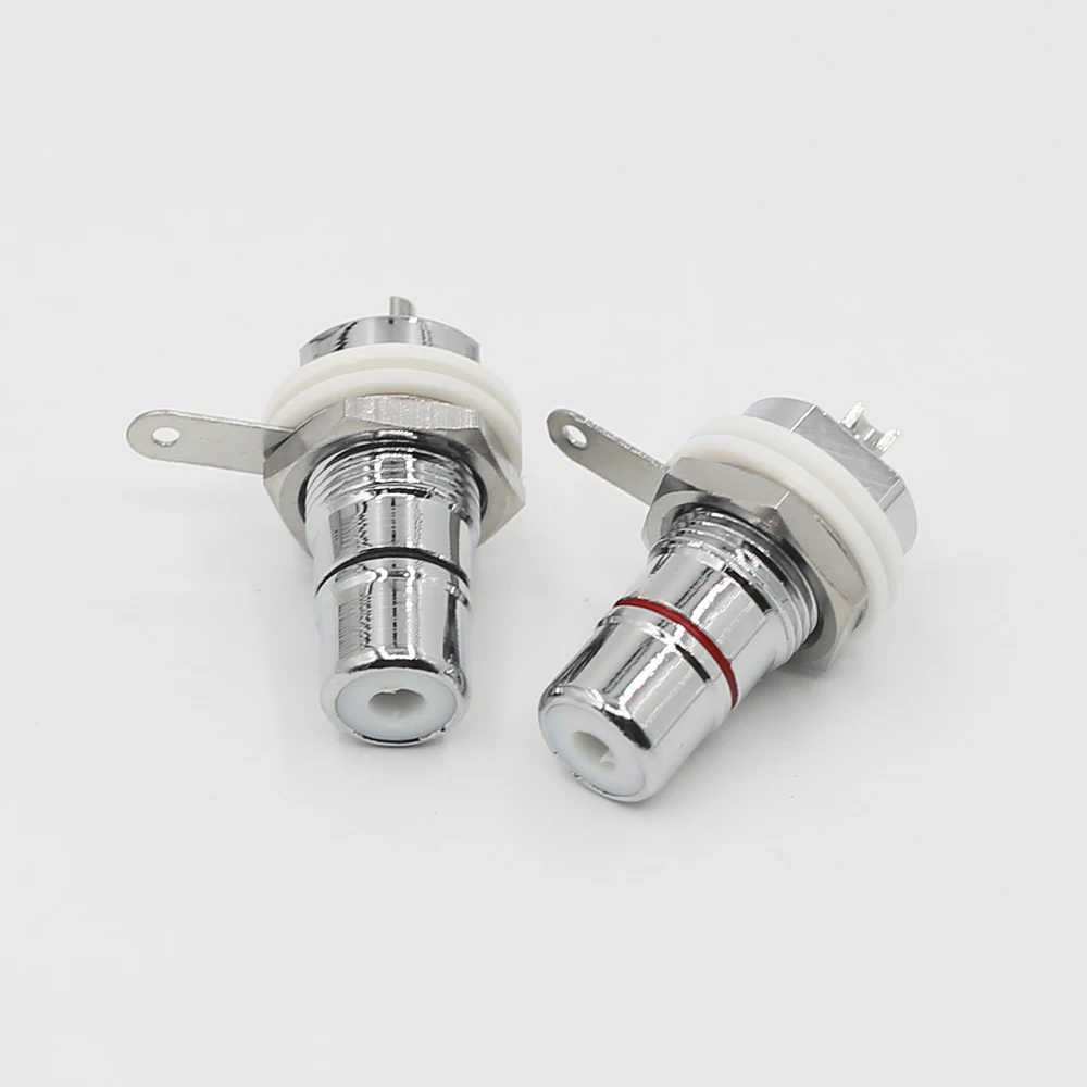 4 шт. разъём RCA с родиевым покрытием|chassis|chassis audio |