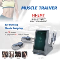 portable 4 handles ems muscle stimulator machine weight loss slimming body contouring electrical machine trainer sculpting