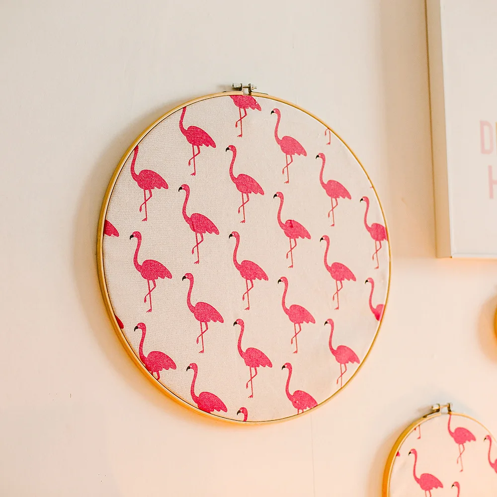 Мультяшная бамбуковая вышивка растягивающееся свадебное украшение для гостиной