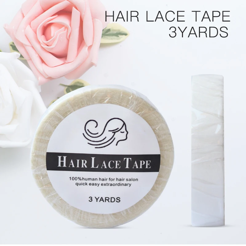 

wholesale Lace Wig Glue Tape for Hair Extension Double Side Glue Tape Sticky adhesives Tape Skin Weft Hair Extensions Tool