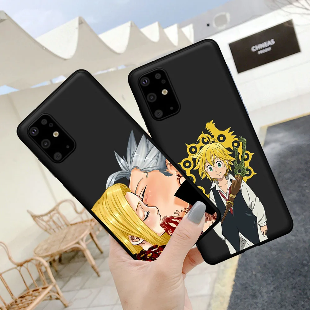 

Hot Japan Anime Seven Deadly Sins Black Soft TPU Phone Case For Samsung S21 S20 S8 S9 S10 Plus Note 9 10 20 Ultra Cover Fundas