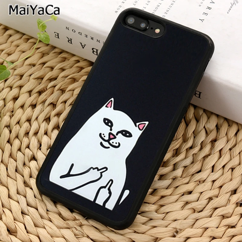 MaiYaCa Забавный странный чехол для телефона со средним пальцем iPhone 5 6 S 7 8 plus 11 12 Pro X XR