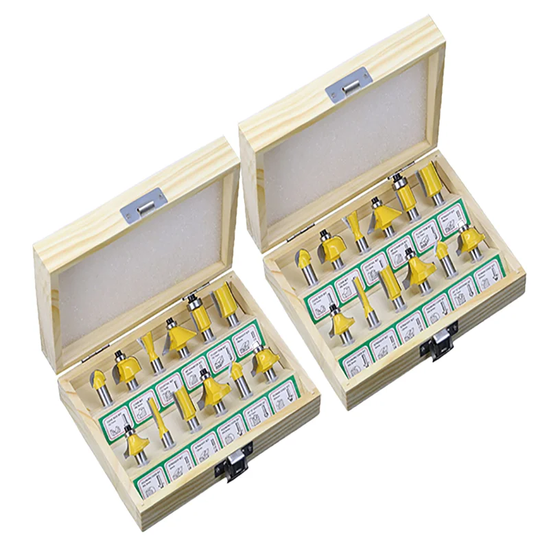 12/24 шт. фреза для создания выпуклой филенки резки по дереву 8 мм карбидный