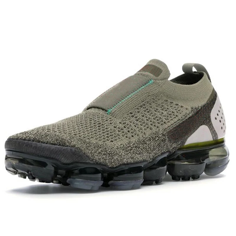

Air Cushion Off Moc Laceless Releasing Men Running Shoes For Women Trainers Sports Triple Black White Racer Designer Sneakers