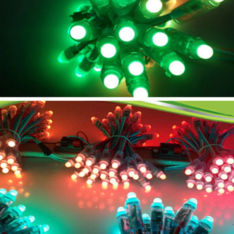 

DHL Free 400pcs/lot LED Lighting Pixel DC5V 12mm UCS1903 Addressable Pixel LED Module String IP68 Waterproof LED Pixel Light