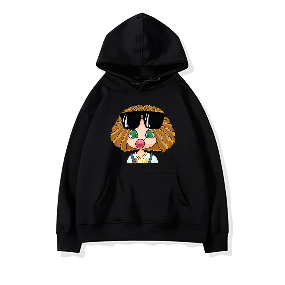 

Женская флисовая толстовка с круглым вырезом, в стиле хип-хоп