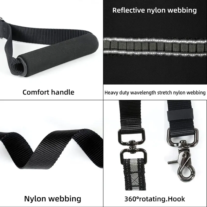 Регулируемый двойной поводок для собак мягкая ручка не спутывается разветвитель