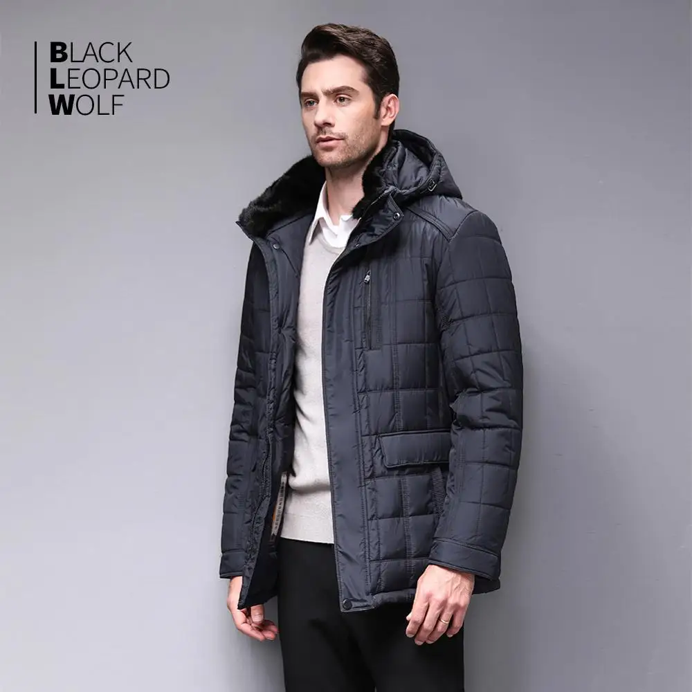 Blackleopardwolf 2019 Новое поступление зимнее пальто повседневное классическое для
