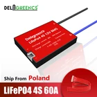 3,2 v LifePO4 BMS 4S 60A PCMPCBBMS LiFePO4 Bms LiNCM наладили Li-po 18650 Батарея пакет с балансом