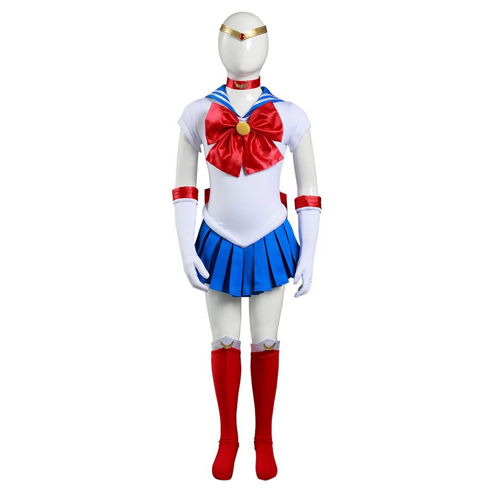 Детский костюм для косплея Tsukino Usagi матросский детское платье девочек Униформа